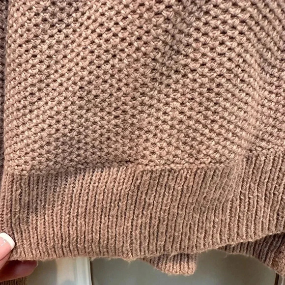 Madewell | Caramel Tan Province Cross-Back Pullover Sweater Size Medium M - Picture 8 of 13